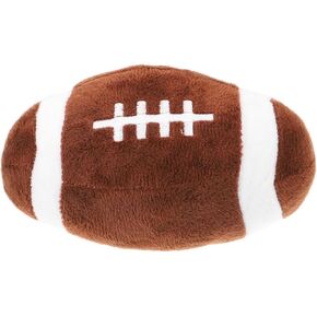 LUOZZY Plush Rugby Shape Dog Chewing Toy Stuffed Football Dog Squeaky Toys Interactive Dog Toys Sports Ball Toys for Puppy Dog