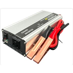2000W Power Inverter Modified Sine Wave, 12V to 110 Volts, AC Outlets, One USB Ports (2.4 Amp) Hardwire Kit Including for Car Truck RV Outdoor, Camping, Boat, Home,Office (2000, Volts)