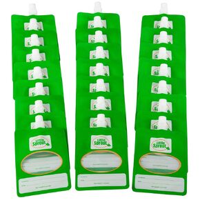 Disposable Baby Food Pouches (6oz) - Make Your Own Squeezies - Works with All Fill Stations (96)