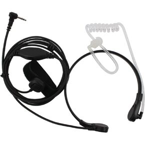 Throat Mic Covert Acoustic Tube Earpiece for Motorola Radios 1 PIN Walkie Talkie T6200