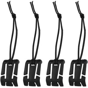 BESPORTBLE Backpack Webbing Buckle Clips: 4Pcs Webbing Buckles Strap Buckle Quartet Storage Fixed Buckle