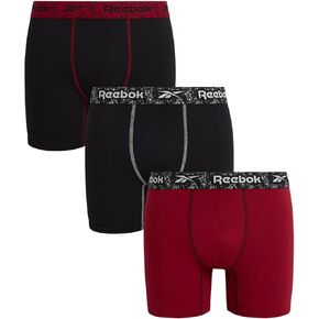 Reebok Men's Sport Soft Performance Boxer Briefs (3 Pack)