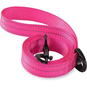 Mile High Life Heavy Duty Dog Leash for Large and Medium Dogs, Reflective Leash for Night Safety, Strong and Durable Leashes for Walking and Training (5FT x 1''Wide, Purplek)
