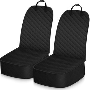 Dog Car Seat Cover, Pets Front Dog Car Seat Cover for SUV, Trucks. Waterproof Nonslip Car Seat Covers for Dogs Front Seats, Medium, Khaki