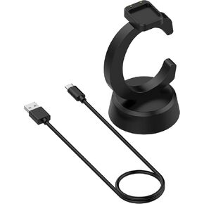 Charger Dock Stand Compatible for Samsung Galaxy Fit 3 Smartwatch with 3.3ft USB Type-C Charging Cable, Magnetic Charging Cradle for Samsung Galaxy FIT 3 SM-R390 Charge Station Base