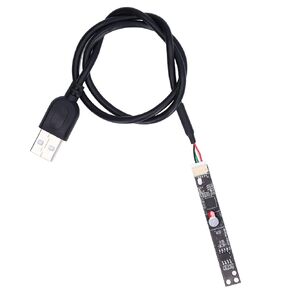 Mini USB2.0 Webcam Board with 300,000Lens and OV7675 High Definition Photosensitive Chip, Wide Field of View for WinXP, Win7, Win8, Win10, OS X,