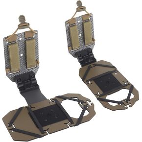 Rotatable 90° Tactical Plate Carrier Vest Attachments Universal Phone Chest Mount for Larger Screen Size 4.7"-7.8" Molle Accessories Foldable Navigation Phone Holder Board