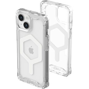 URBAN ARMOR GEAR UAG Case Compatible with iPhone 15 Case 6.1" Pathfinder Silver Built-in Magnet Compatible with MagSafe Charging Rugged Military Grade Dropproof Protective Cover