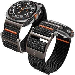 Spigen DuraPro Flex Designed For Samsung Galaxy Watch Ultra Band 47mm Adjustable Solo Loop Band Strap (2024) - Black