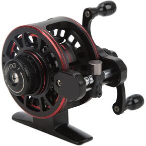 Alomejor Fishing Reel, Metal Fly Wheel Speed Ratio 3.0:1 Right Left Hand Front Ice Fishing Line Reel