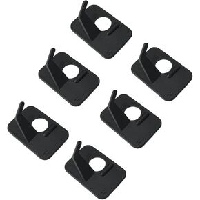 DEERACE 6pcs Arrow Rest Recurve Bow Arrow Rest Adhesive Back Hunting Shooting Targeting Accessory for Right or Left Hand