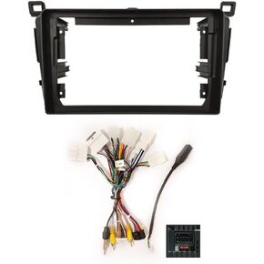 Fits for Toyota RAV4 2013-2018 Car Radio Stereo Fascia Frame Double DIN 9 inch Dash Installation Mounting Kit