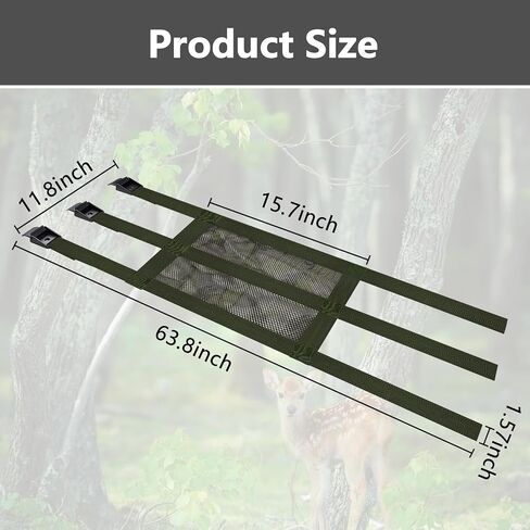 Universal Tree Stand Seat Replacement 16 X12" Adjustable Tree Stand Seat Deer Stand Accessories for Hunting for Climbing Treestands Ladder Stands Lock On Tree Stands, Easy To Install & Remove in Saudi Arabia