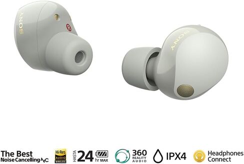 Sony WF-1000XM5 - The Best True Wireless Noise-Canceling Earbuds, Alexa Built-in, Bluetooth, in-Ear Headphones, Up to 24 Hrs Battery, Quick Charge, IPX4 Rating, Works with iOS & Android - Black in Saudi Arabia