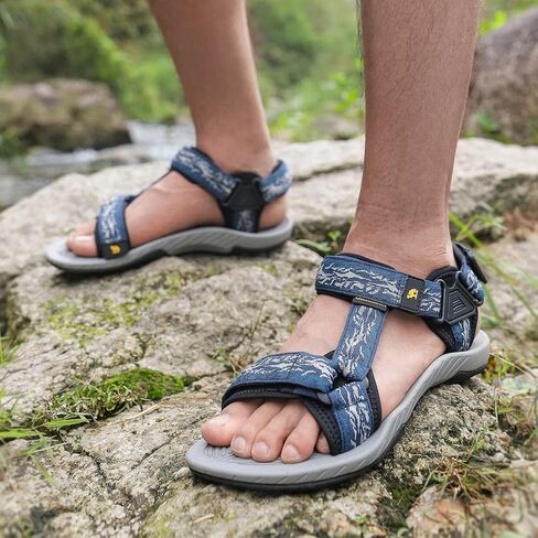 صنادل رياضية للرجال من CAMELSPORTS بحزام خارجي صيفي للشاطئ وصيادي السمك أحذية رياضية للصالة الرياضية والمشي لمسافات طويلة in Kuwait