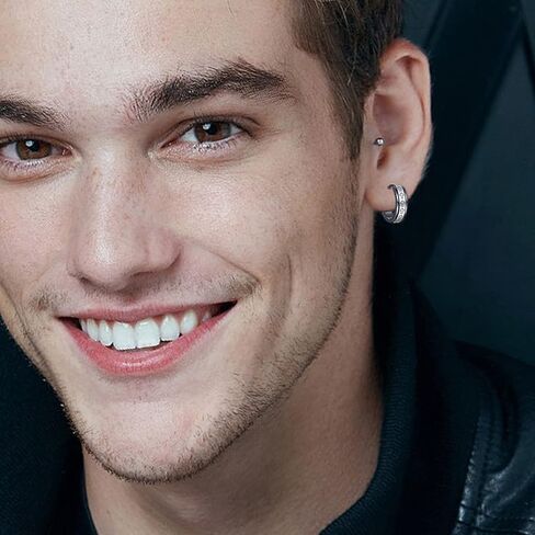 أقراط فايكنغ للرجال 925 من الفضة الإسترلينية أقراط هوب هوجي أقراط كلاسيكية مجوهرات نورس فايكنغ هدية للنساء والرجال in Kuwait