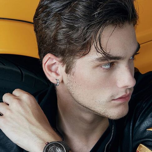 أقراط فايكنغ للرجال 925 من الفضة الإسترلينية أقراط هوب هوجي أقراط كلاسيكية مجوهرات نورس فايكنغ هدية للنساء والرجال in Kuwait