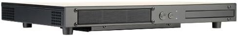 Silverstone Tek Thin Mini-ITX Media Center for Intel DH61AG Mother Board with Slim ODD Bay Case, Black PT12B in Saudi Arabia
