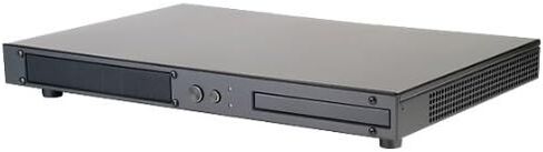 Silverstone Tek Thin Mini-ITX Media Center for Intel DH61AG Mother Board with Slim ODD Bay Case, Black PT12B in Saudi Arabia