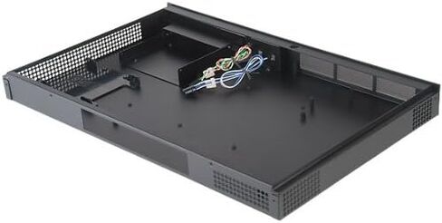 Silverstone Tek Thin Mini-ITX Media Center for Intel DH61AG Mother Board with Slim ODD Bay Case, Black PT12B in Saudi Arabia