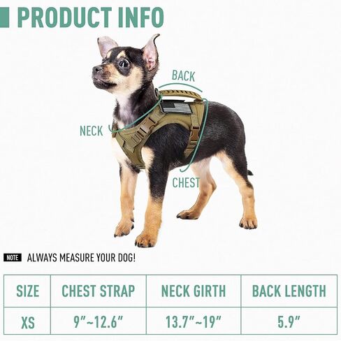 Tactical Dog Harness Pet Vest, Tactical Puppy Comfy Vest with Control Handle k9 Military Adjustable Pet Vest Harness for Outdoor Training (Medium, Black) in Saudi Arabia