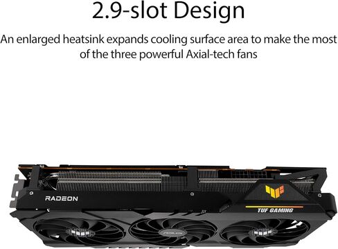 ASUS TUF Gaming AMD Radeon RX 6700 XT OC Edition Graphics Card AMD RDNA 2, PCIe 4.0, 12GB GDDR6, HDMI 2.1, DisplayPort 1.4a, Dual ball fan bearings, all-aluminum shroud, reinforced frame, GPU Tweak II in Saudi Arabia