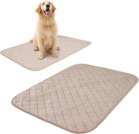 MANON ROSA Dog Pee Pad - Waterproof Leakproof Reusable with Bamboo Charcoal Fiber for Odor Control Puppy Training Potty Pads for Small Medium and Large Pets (Medium,Green) in Saudi Arabia