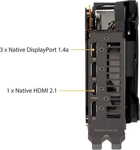 ASUS TUF Gaming AMD Radeon RX 6700 XT OC Edition Graphics Card AMD RDNA 2, PCIe 4.0, 12GB GDDR6, HDMI 2.1, DisplayPort 1.4a, Dual ball fan bearings, all-aluminum shroud, reinforced frame, GPU Tweak II in Saudi Arabia