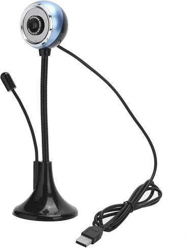ASHATA Mini Web Camara مع ميكروفون، كاميرا ويب USB 480P HD تدور 360 درجة للكمبيوتر المكتبي والكمبيوتر المحمول وتسجيل مكالمات الفيديو والمؤتمرات، لاجتماع Skype Zoom in Saudi Arabia