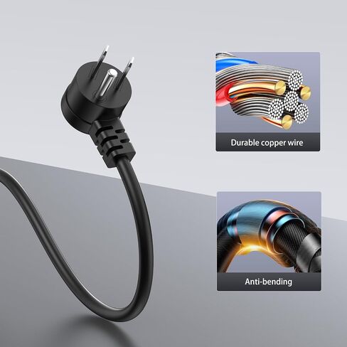 واقي من زيادة التيار الكهربائي، سلك تمديد بطول 4 أقدام، 6 منافذ مع 3 منافذ USB (منفذ USB C واحد)، موسع منفذ ثلاثي الجوانب، مثبت على الحائط، صغير الحجم للسفر والمنزل والمدرسة وغرفة النوم الجامعية والمكتب (أسود) in Saudi Arabia