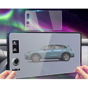 Tempered Glass Screen Protector Foil Compatible with 2024 2023 Honda HRV EX-L 9 Inch Navigation Radio Display Touchscreen Cover Accessories Protective Film 9H Anti-Fingerprint HD Clear