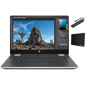 HP Pavilion x360 14 Convertible 2-in-1 Laptop, HD Touchscreen Display, Intel i5-1035G1, 12GB DDR4 RAM, 512GB SSD Storage, Backlit Keyboard, Win 10 with Accessories