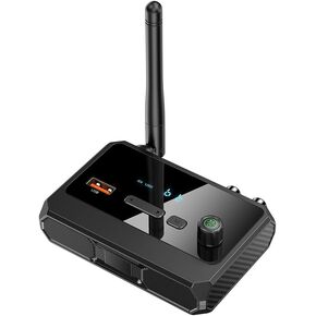 VR-robot Bluetooth 5.3 Receiver, RCA Bluetooth Adapter for Home Stereo, Support Optical AUX 3.5mm, RCA Bluetooth Receiver Adapter for Stereo Speakers, Home Music Streaming Stereo System
