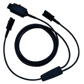 Project Telecom Headset Splitter, Y Training Supervising Coaching Lead - Compatible with Plantronics, Project & All QD Headsets