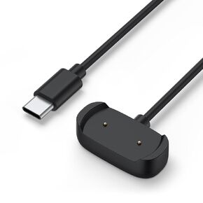 Oumida Charger Compatible with Amazfit Bip 5/ Bip 3/ Bip U/Bip U Pro/Bip 3 Pro Replacement Magnetic USB Type A Charging Cable Cord for Amazfit Smart Watch Accessories (3.3FT)