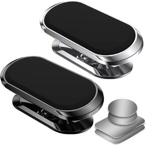 Shudyear 2 Pack Magnetic Phone Holder for Car,Includes a Car Phone Holder with Four Metal Plates,360 Degree Rotatable,Fits Most Smartphones