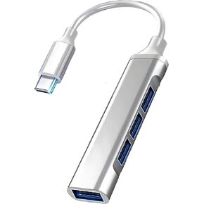 USB Type-C to Multi-Port USB Adapter, 1 Type-C, 4 USB 3.0 Ports (DUCK DANCE)