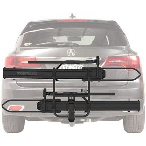 RockyMounts GigaWatt 2" Hitch Rack for receivers, Includes ramp, Carries Bikes and ebikes up tp 80lbs Each