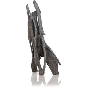 biOrb Large Amazonas Root Sculpture, Ceramic Resin Centerpiece for Freshwater and Marine Aquariums, Gray