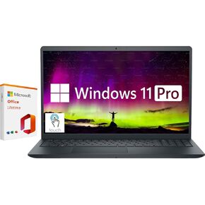 Dell ‎Inspiron Newest Touch Screen Laptop Computer, ‎15.6" FHD Touchscreen Laptop 32GB RAM 1TB SSD, Intel Core i5-1155G7 Processor, Windows 11 Pro Laptop with Microsoft Office Lifetime License, Black