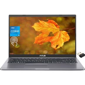 ASUS Vivobook 15 Laptop 2024, 15.6" FHD Touchscreen, Intel Core i5-1135G7 up to 4.2 GHZ, 12GB RAM, 512GB SSD, Intel Iris Xe Graphics, Bluetooth, Numeric Keypad, Windows 11 Home, with USB HUB