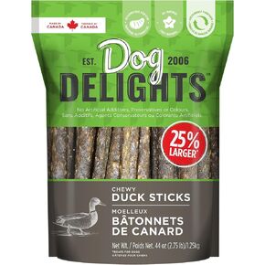 Chewy Duck Sticks 1.25KG, Dog Treats