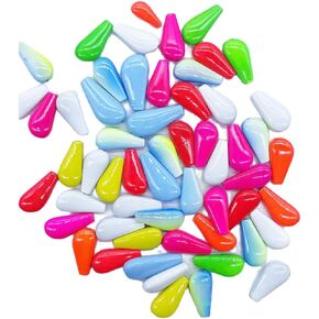 pack of 25 Fishing Inline Spinner Lure Bodies Weights Making Accessories DIY