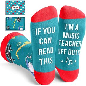 HAPPYPOP Funny Socks Funny EMT Reading Realtor Baseball Socks, Funny Gifts For EMT Reading Lover Real Estate Agent In 2 Pack
