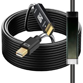 Mini DisplayPort to HDMI 40FT Cable,Mini DP (Thunderbolt) to HDMI Cable 4K60HZ,Optimal Chip Solution for Loptop/i Mac,Surface/Projector,Monitor, TV and More