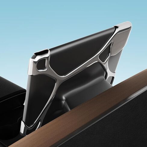 ZXQ Screen Protector Frames for Tesla Model Y 3,Center Console Screen Frame Ornament,Screen Edge Protector Decoration Interior Accessories (Silver) in Saudi Arabia
