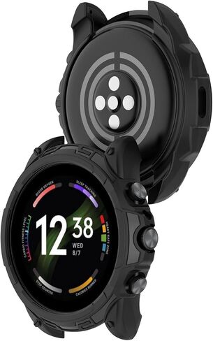حافظة واقية متوافقة مع Fossil Gen 6 42mm/44mm غطاء حماية من مادة TPU إطار مضاد للخدش لـ Fossil Women' Gen 6 42mm/Men's Gen 6 44mm ملحقات الساعة الذكية تغطية حامية (44 ملم) in Saudi Arabia
