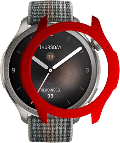 مناسب لغطاء حافظة Amazfit Balance، غطاء حماية متين مقاوم للصدمات وإطار واقي من الصدمات لساعة Amazfit Balance الذكية (أسود) in Kuwait