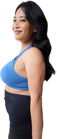 Ingrid & Isabel Basics - Medium Impact Nursing Sports Bra - Seamless Nursing Sports Bras for Breastfeeding in Saudi Arabia