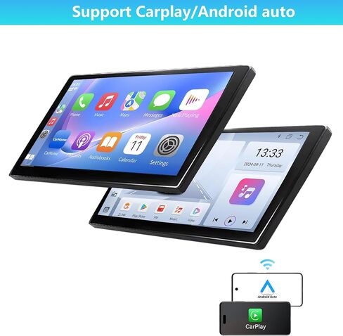 Car Stereo for Honda CRV Radio 02-06 (2GB+32GB) Wireless Carplay and Android Auto 4G+WiFi GPS Navigation 9 Inch Touchscreen Head Unit with HD Backup Camera/Bluetooth/Miror Link/MIC/RDS/FM/SWC in Kuwait